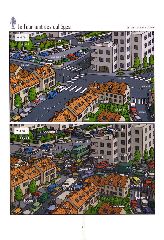 Le centre ville, par Ludo