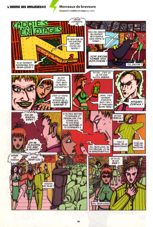 Zarapouf 2 : les caddies en otages !, par Jazzinou